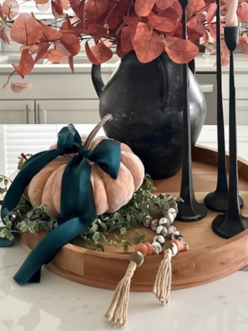 Large Velvet Pumpkin